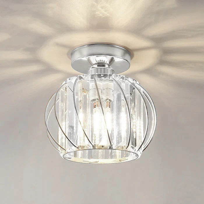 Nordic Simple Globular Glass Hallway Pendant Lighting 9