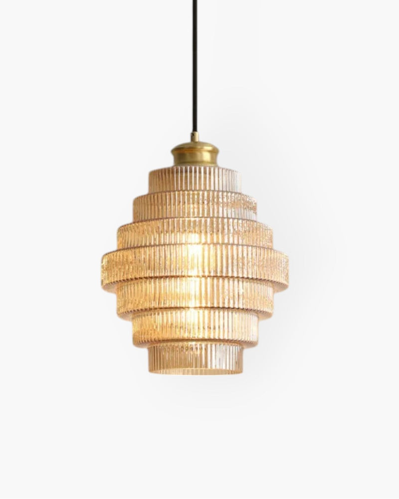 LumiTier | Tiered Glass Pendant Light