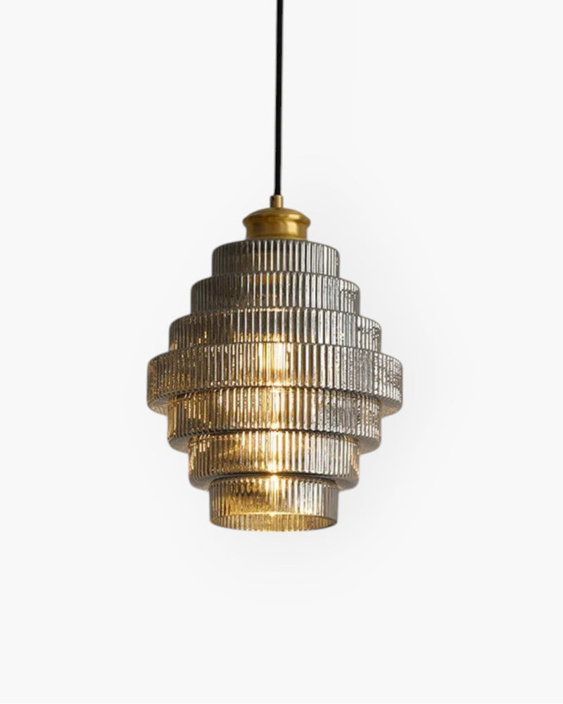 LumiTier | Tiered Glass Pendant Light