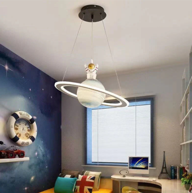 Variant image for Pendant Light Astronaut Design Energy-Efficient LED for Kids Room-5