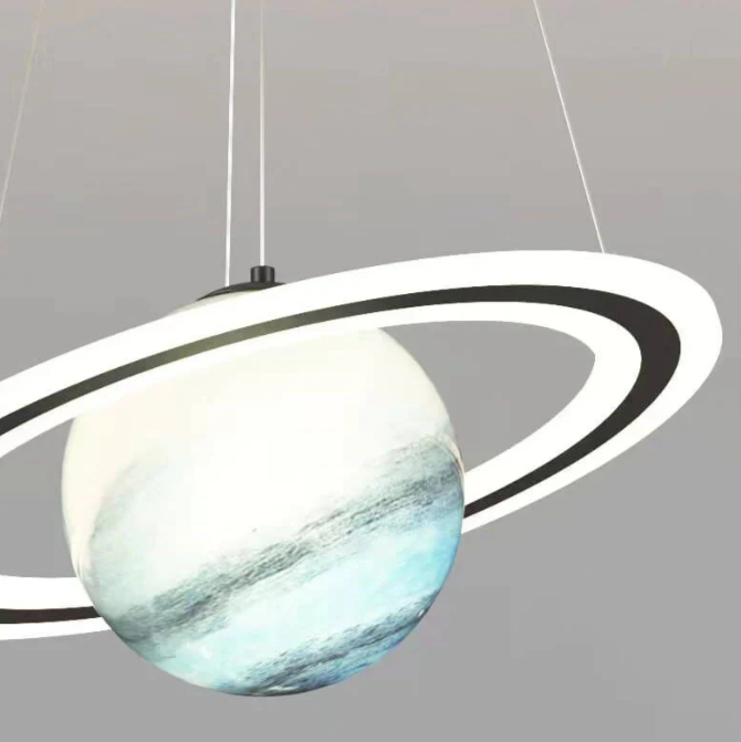 Pendant Light Astronaut Design Energy-Efficient LED for Kids Room-5