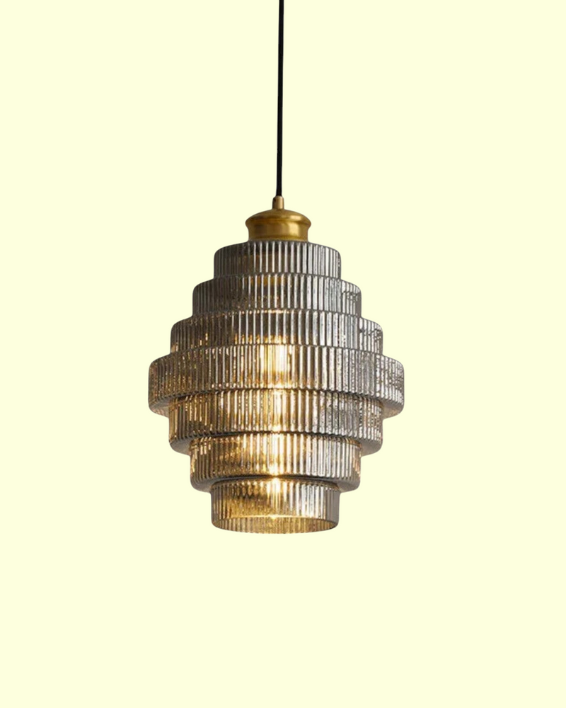 LumiTier | Tiered Glass Pendant Light