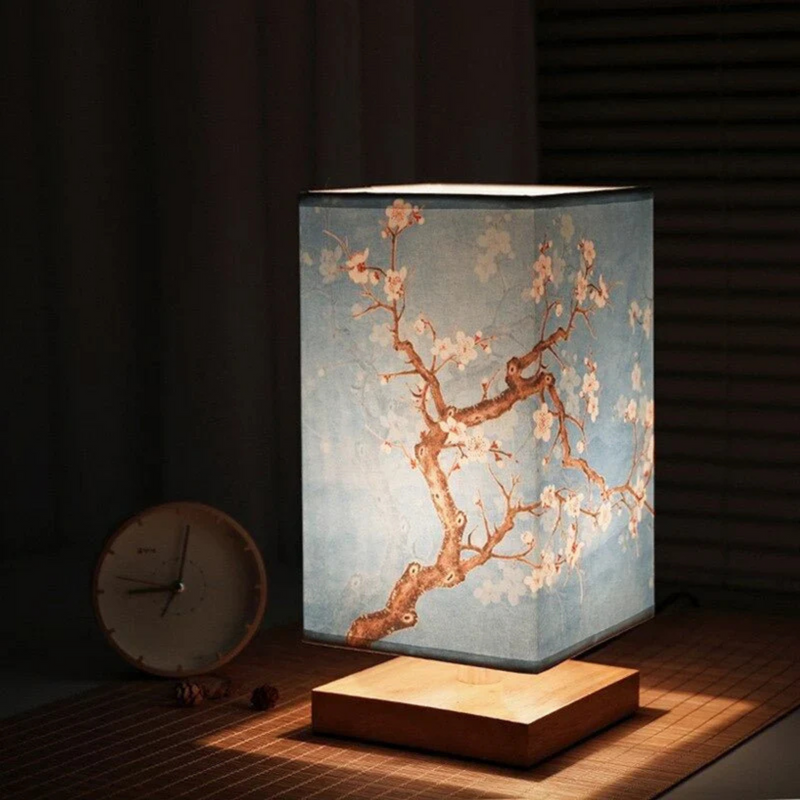 Table Lamp | Japandi Bamboo Design with Soft Warm Light