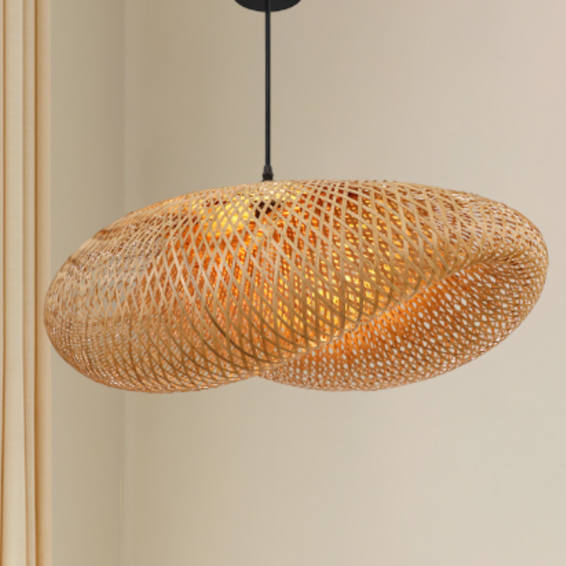 Pendant Light | Vintage Bamboo Ceiling Light
