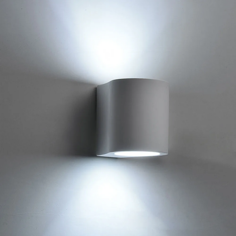NeoBall | Gypsum Cylinder Wall Sconce Lamp
