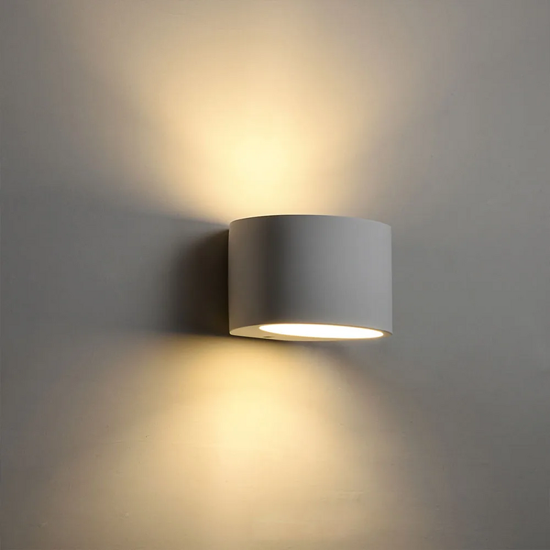 NeoBall | Gypsum Cylinder Wall Sconce Lamp