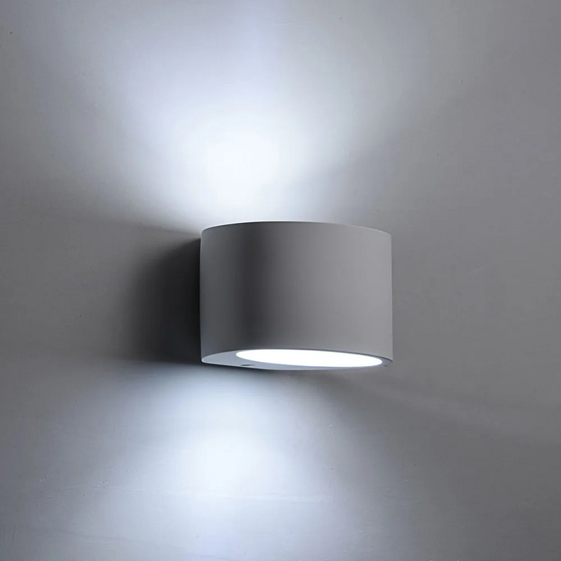 NeoBall | Gypsum Cylinder Wall Sconce Lamp