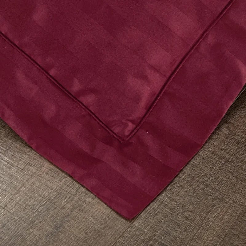 Velvino | Egyptian Cotton Duvet Cover Set – Luxurious Wine Elegance