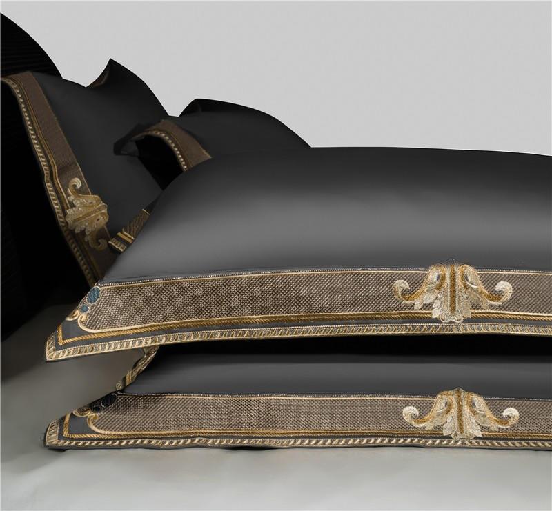 GrigioElegance | Embroidered Duvet Cover Set – 1000 TC Egyptian Cotton Luxury