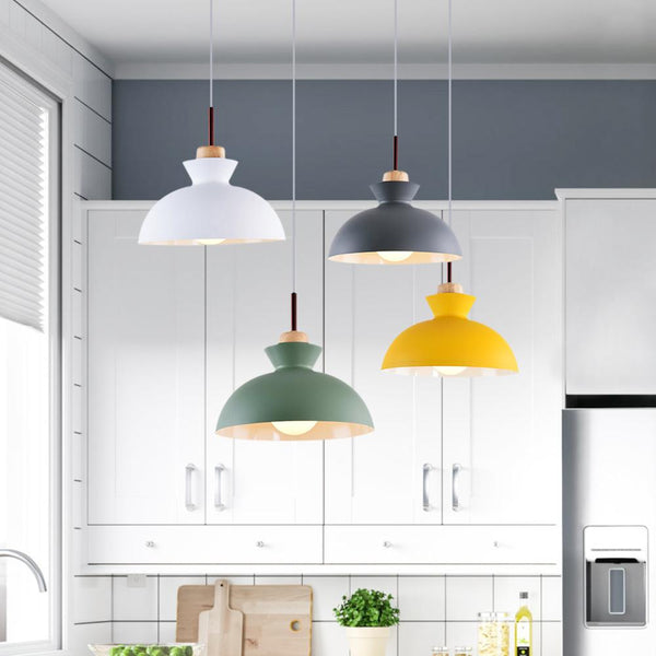 Pendant Light Adjustable Dome Design for Kitchen Island Lighting 2