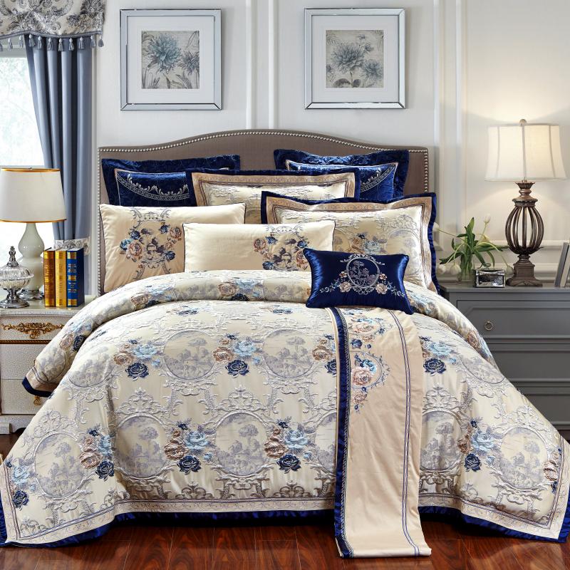 Orivana | Oriental Jacquard Luxury Bedding Set – 600 TC Elegance & Comfort