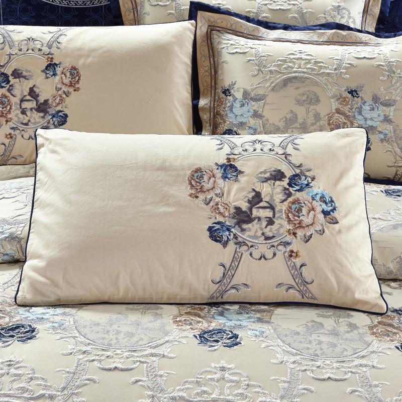 Orivana | Oriental Jacquard Luxury Bedding Set – 600 TC Elegance & Comfort