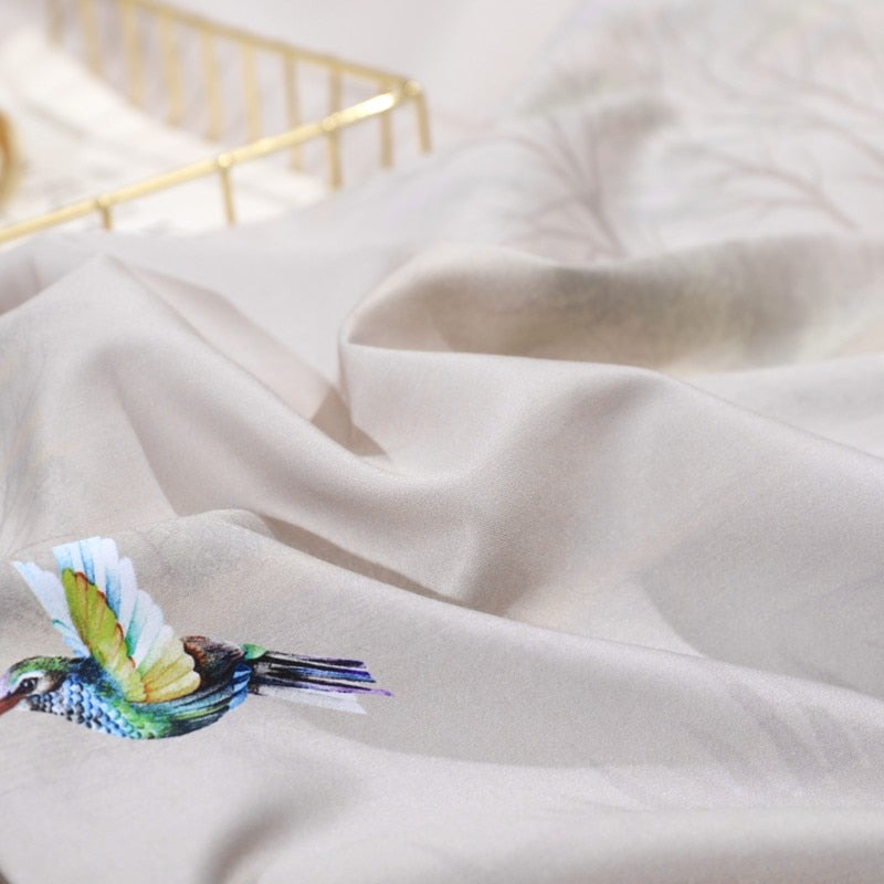 FloraLuxe | Egyptian Cotton Bed Linen Collection – 600 TC Botanical Elegance