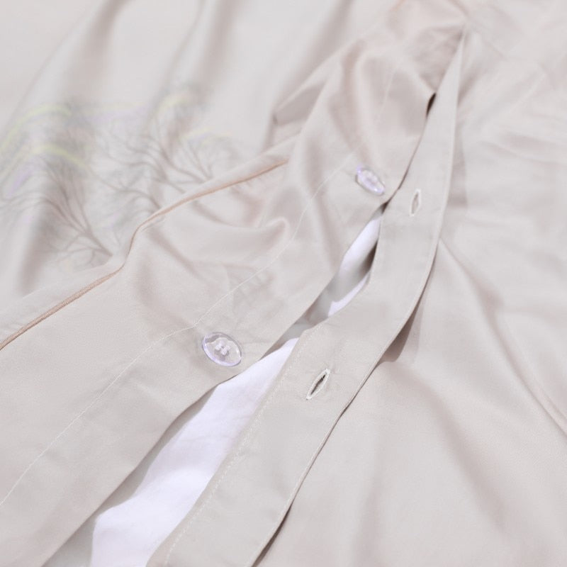 FloraLuxe | Egyptian Cotton Bed Linen Collection – 600 TC Botanical Elegance