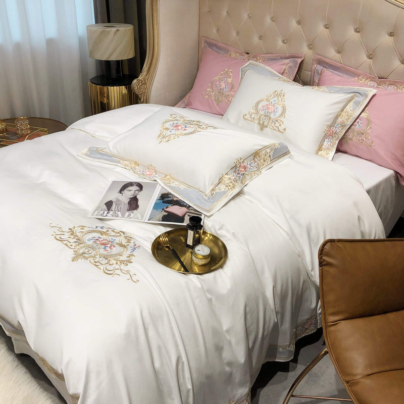 Majestique | Egyptian Cotton Duvet Cover Set – 1000 TC Royal Elegance