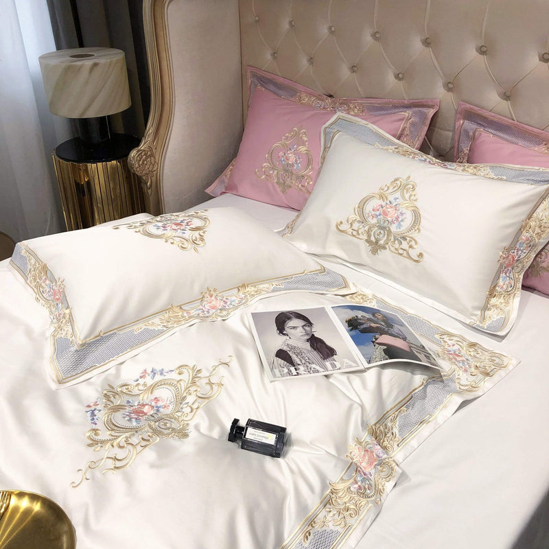 Majestique | Egyptian Cotton Duvet Cover Set – 1000 TC Royal Elegance
