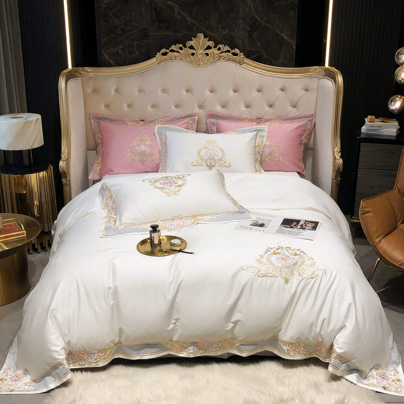 Majestique | Egyptian Cotton Duvet Cover Set – 1000 TC Royal Elegance