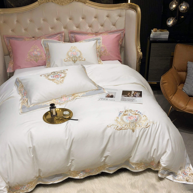 Majestique | Egyptian Cotton Duvet Cover Set – 1000 TC Royal Elegance