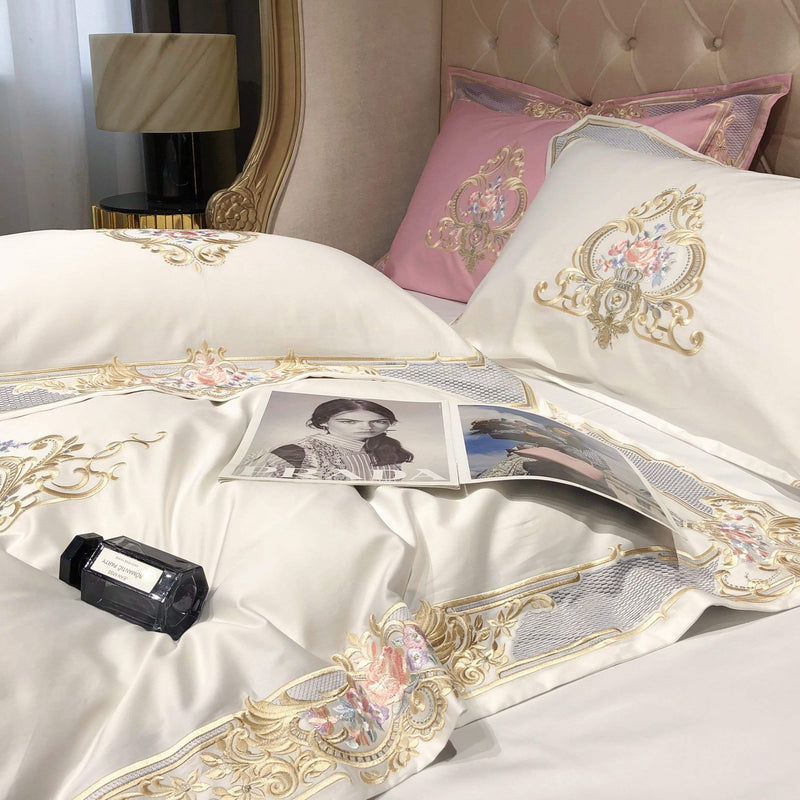 Majestique | Egyptian Cotton Duvet Cover Set – 1000 TC Royal Elegance