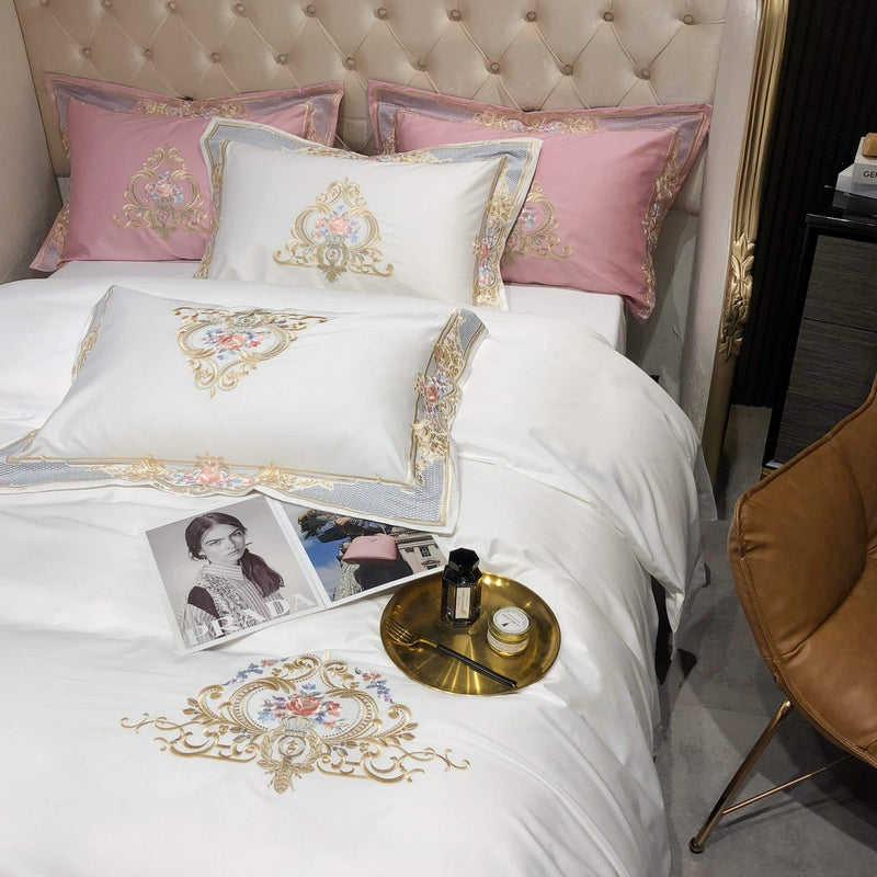 Majestique | Egyptian Cotton Duvet Cover Set – 1000 TC Royal Elegance