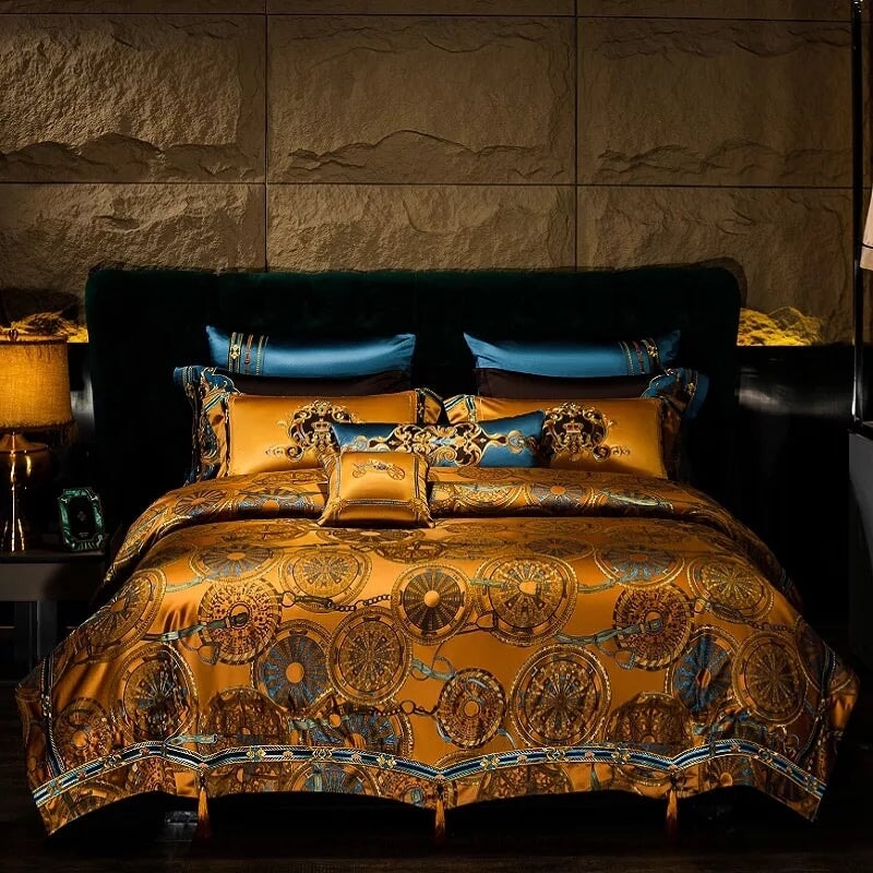 Marakesh | Egyptian Cotton Duvet Cover Set – 600 TC Bohemian Elegance