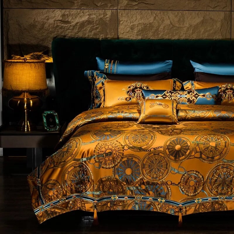 Marakesh | Egyptian Cotton Duvet Cover Set – 600 TC Bohemian Elegance