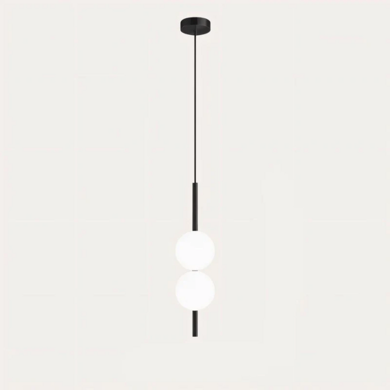 Variant image for Pendant Light Glass Globe LED Modern Adjustable Height Lighting-3
