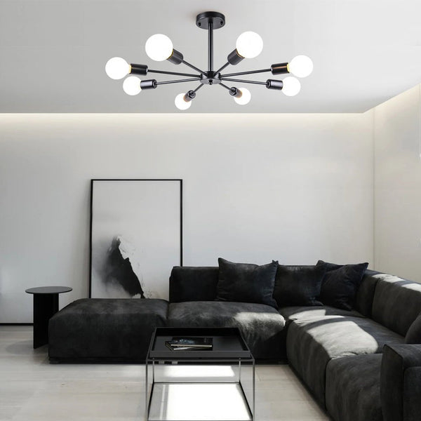 Flush Mount Ceiling Light Fixture with 8 Adjustable Arms for Modern Home Decor 1