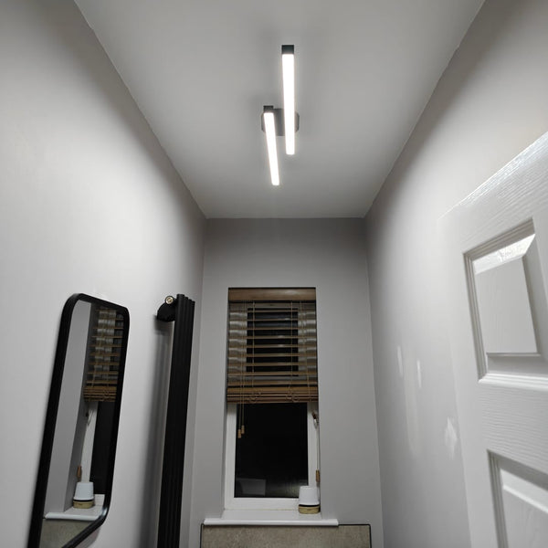 Flush Mount Ceiling Light Fixture with Adjustable LED Color Temperature for Modern Decor 2