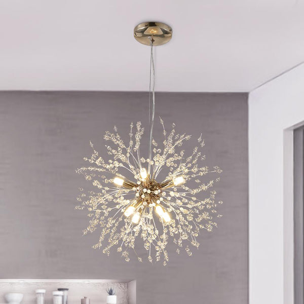 Chandelier | Modern Sputnik 8-Light Design with Adjustable Cables 2