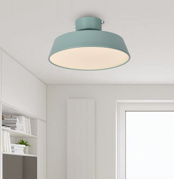 Ceiling Light Fixture | Nordic Flush Mount Ceiling Light with Integrated LED and Adjustable Suspension 2